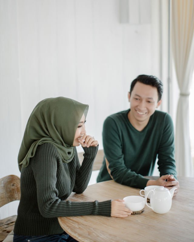 prewedding indoor di rumah