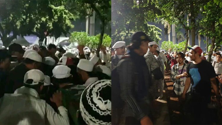 Sejumlah Jurnalis Alami Persekusi Saat Liput Tertangkapnya Copet di Munajat 212. Begini Kronologinya