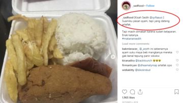 KZL Karena Beli Makan Tapi Nggak Enak? Curhatin Aja ke @_sadfood, Biar Lega dan Berasa “Kenyang”~