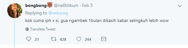 Cewek ini Berhenti Ngambek Setelah Dibeliin iPhone X. Chatnya dengan sang Pacar Bikin Warganet Gaduh