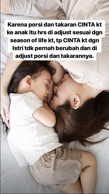 Wajib Baca! Selebgram Ini Beberkan Fakta Pentingnya Bedakan 'Cinta Istri' VS 'Cinta Anak'. Jangan Keliru dan Istri Terabaikan!