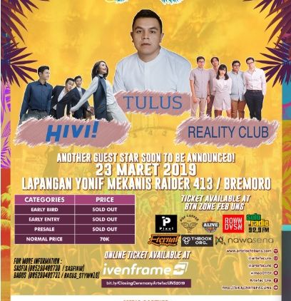 7 Alasan Kamu Harus Ikutan “Artefac UNS 2019”, Acara Keren dengan Tema Sweet Escape in The Summer!