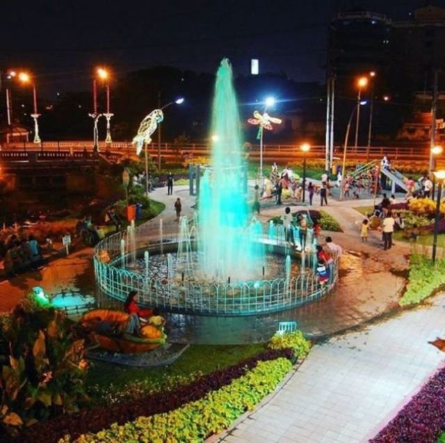 Taman Bungkul Malam Hari