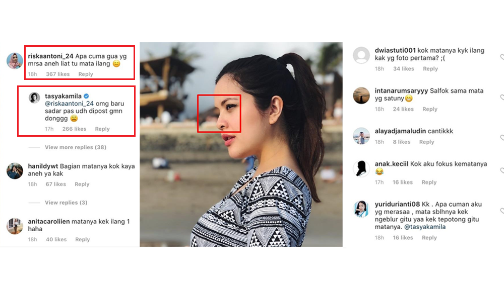 Unggah Foto Kehamilan, Warganet Malah Salfok ke Mata Tasya Kamila yang Hilang. Jeli Banget sih!
