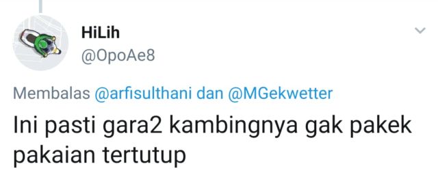 13+ Reaksi Kocak Warganet Soal Kambing yang Diperkosa Pria Atas Dasar Suka sama Suka. Ngaco! :D