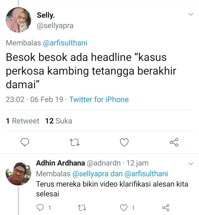 13+ Reaksi Kocak Warganet Soal Kambing yang Diperkosa Pria Atas Dasar Suka sama Suka. Ngaco! :D