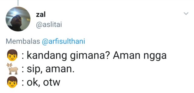 13+ Reaksi Kocak Warganet Soal Kambing yang Diperkosa Pria Atas Dasar Suka sama Suka. Ngaco! :D