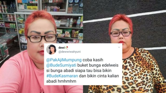 Bude Sumiyati Dilanda Kasmaran, Warganet Sarankan 13 Opsi Kencan Valentine ini buat Gebetannya