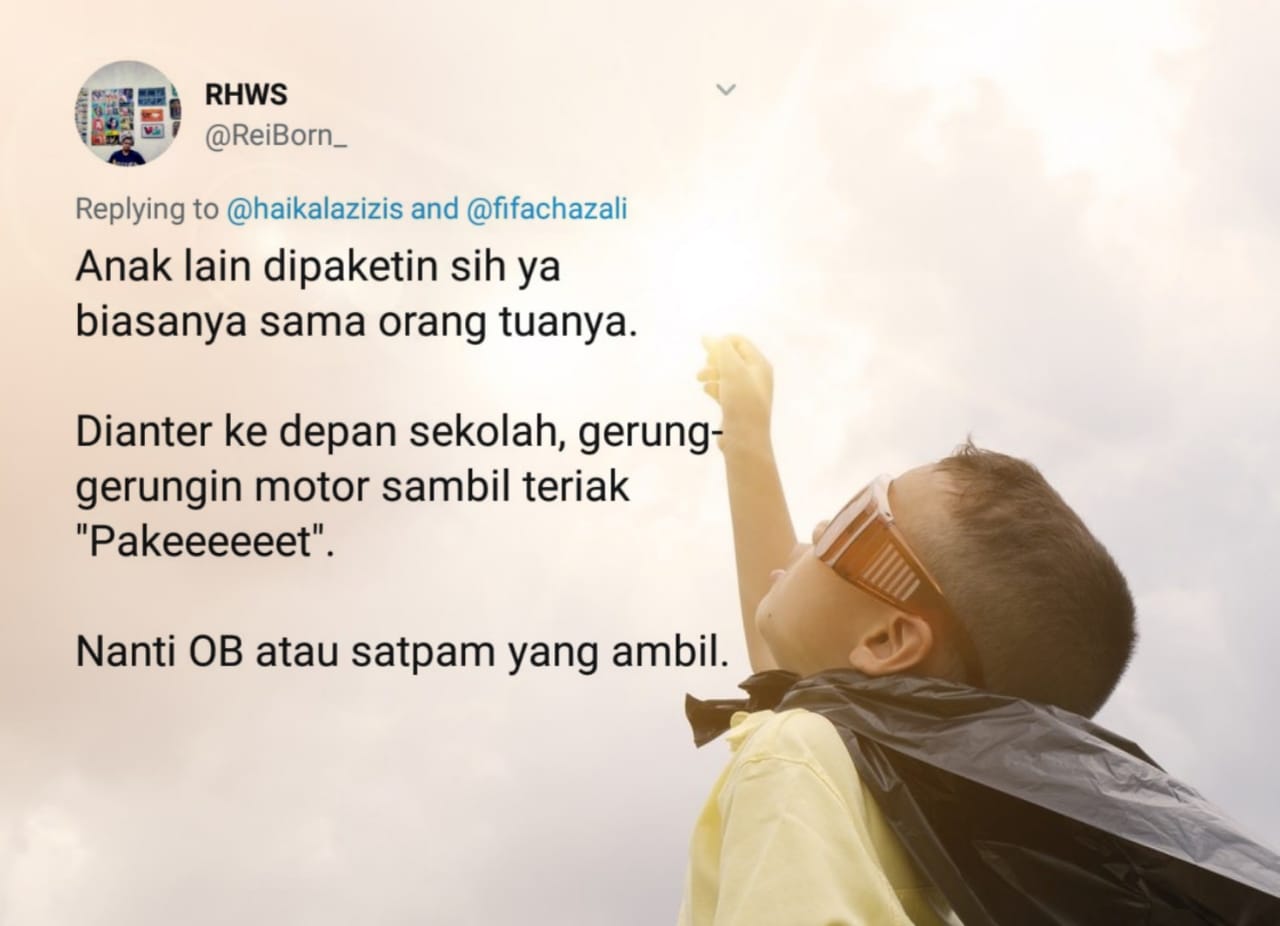 15 Tanggapan Receh Warganet Soal Berita Teuku Wisnu yang Rela Turun Mobil Demi Antar Anak Sekolah