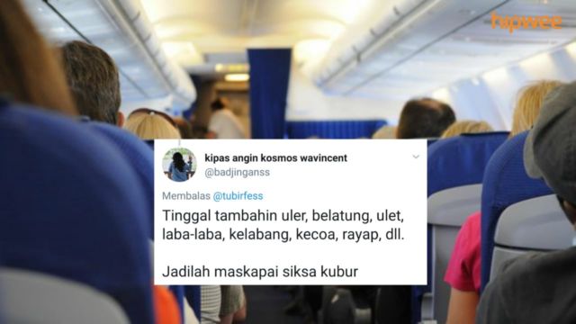 Recehnya Komentar Warganet Soal Berita Kalajengking Berkeliaran di Lion Air. Maklum, Kaum Selow~