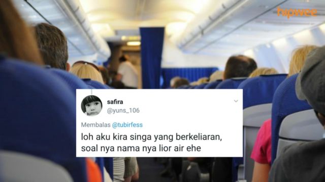 Recehnya Komentar Warganet Soal Berita Kalajengking Berkeliaran di Lion Air. Maklum, Kaum Selow~