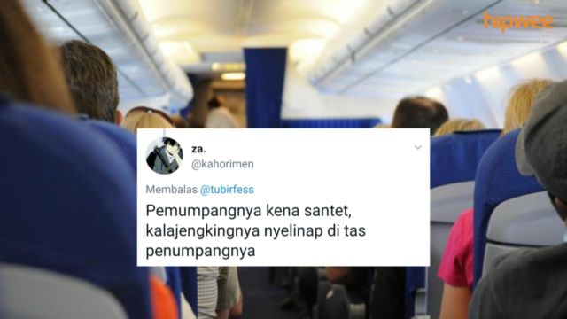 Recehnya Komentar Warganet Soal Berita Kalajengking Berkeliaran di Lion Air. Maklum, Kaum Selow~