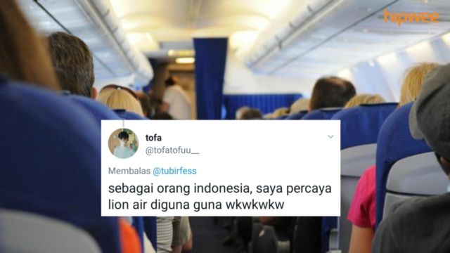 Recehnya Komentar Warganet Soal Berita Kalajengking Berkeliaran di Lion Air. Maklum, Kaum Selow~