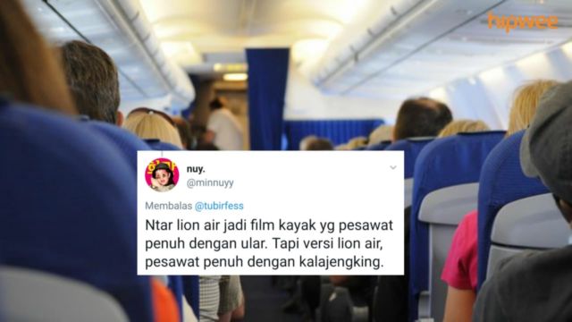 Recehnya Komentar Warganet Soal Berita Kalajengking Berkeliaran di Lion Air. Maklum, Kaum Selow~