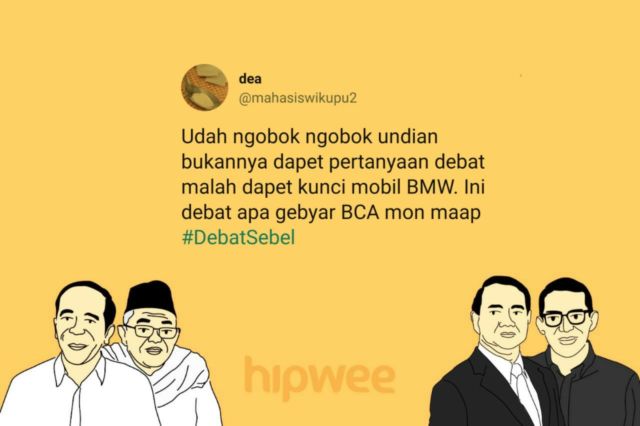 Bukan Soal Capresnya, Warganet Justru KZL sama 15 Hal ini dari Debat Semalam. Jadi #DebatSebel deh~