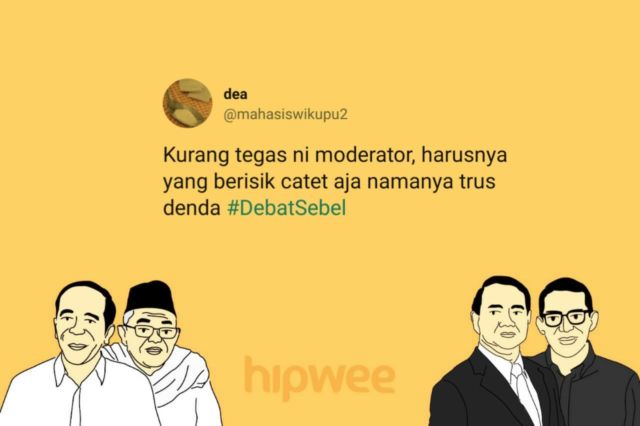 Bukan Soal Capresnya, Warganet Justru KZL sama 15 Hal ini dari Debat Semalam. Jadi #DebatSebel deh~