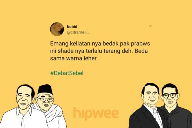 Bukan Soal Capresnya, Warganet Justru KZL sama 15 Hal ini dari Debat Semalam. Jadi #DebatSebel deh~