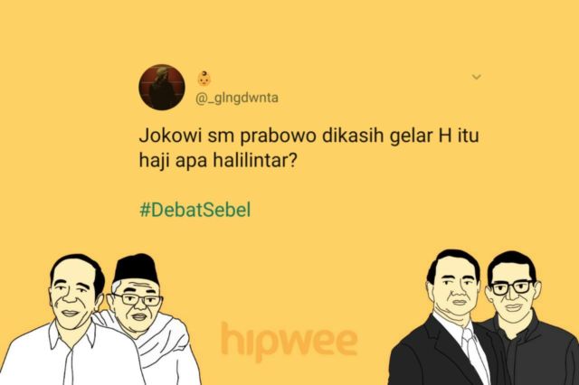 Bukan Soal Capresnya, Warganet Justru KZL sama 15 Hal ini dari Debat Semalam. Jadi #DebatSebel deh~