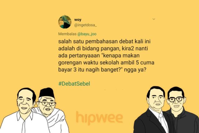 Bukan Soal Capresnya, Warganet Justru KZL sama 15 Hal ini dari Debat Semalam. Jadi #DebatSebel deh~