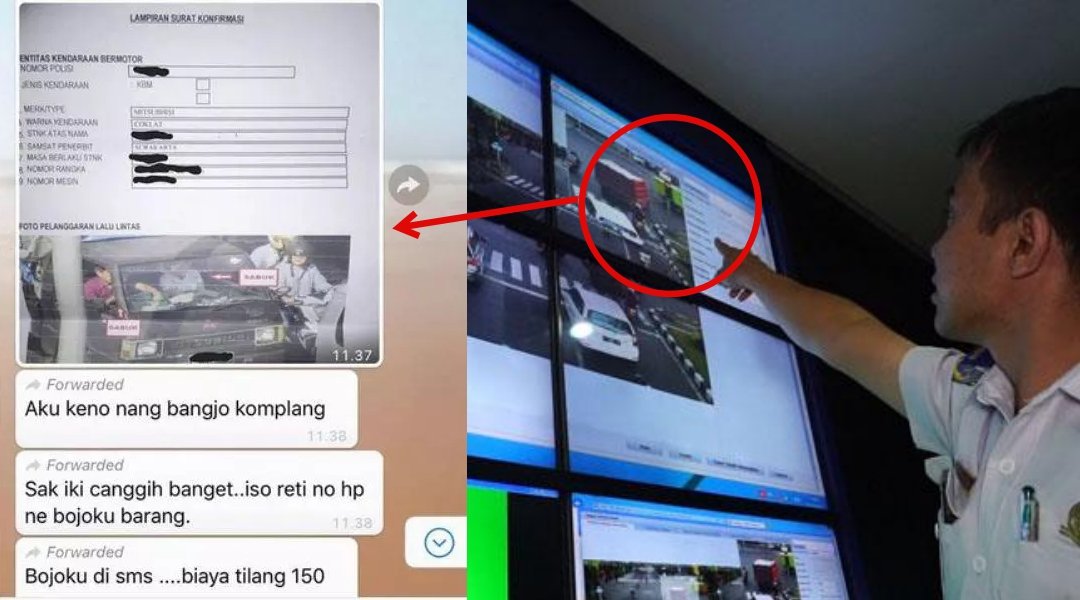 Pengendara Ungkap Kecanggihan E-Tilang. Sampai Istrinya Juga Dapat SMS Jumlah Dendanya Lo!