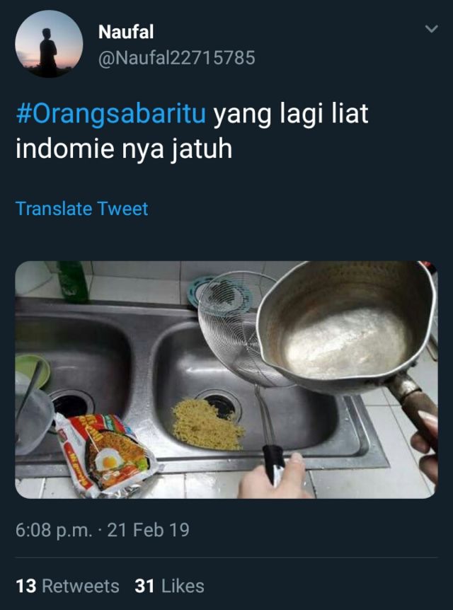 #OrangSabarItu Banyak Macamnya. Begini 14 Kesabaran ala Warganet yang Penuh dengan Keapesan~