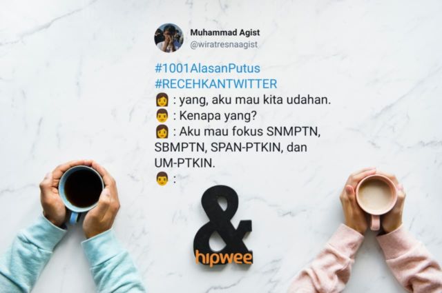 13 Curhatan Warganet soal Alasan Putus. Dari yang Nyakitin, Nggak Logis, Sampai yang Bikin Ngakak