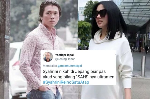 Candaan Warganet Soal Alasan Syahrini Nikah di Jepang. Bentar Lagi #SyahriniReinoSatuAtap, Mantul!