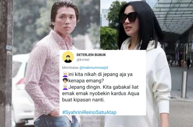 Candaan Warganet Soal Alasan Syahrini Nikah di Jepang. Bentar Lagi #SyahriniReinoSatuAtap, Mantul!