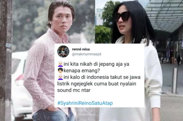 Candaan Warganet Soal Alasan Syahrini Nikah di Jepang. Bentar Lagi #SyahriniReinoSatuAtap, Mantul!