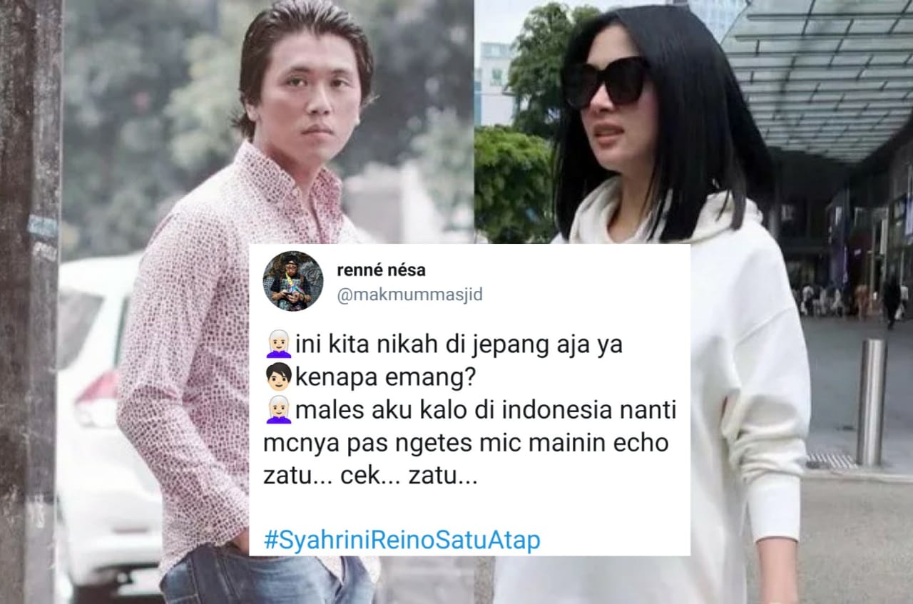 Candaan Warganet Soal Alasan Syahrini Nikah di Jepang. Bentar Lagi #SyahriniReinoSatuAtap, Mantul!