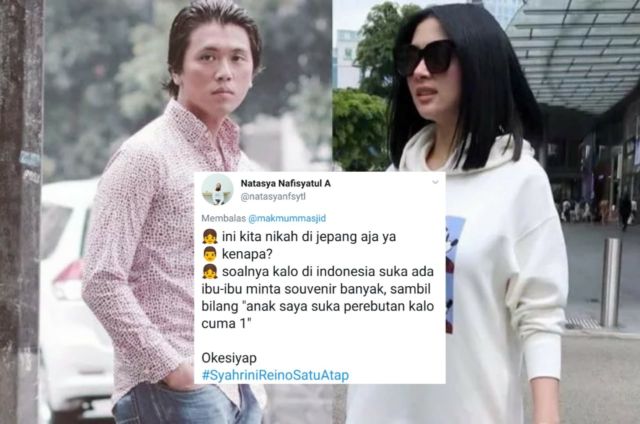 Candaan Warganet Soal Alasan Syahrini Nikah di Jepang. Bentar Lagi #SyahriniReinoSatuAtap, Mantul!