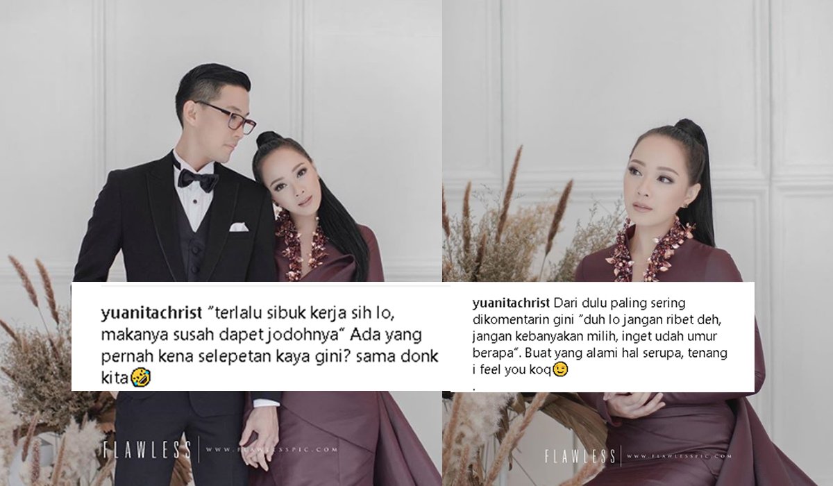 Dibilang Telat Nikah, Yuanita Christiani Bikin Tulisan Soal Perjalanan Cintanya. Ngena Banget!