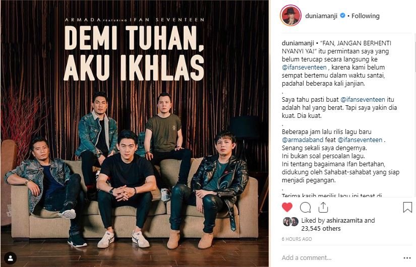 Bikin Haru, Armada dan Ifan Seventeen Rilis Lagu Persembahan buat Kerabat yang Telah Berpulang