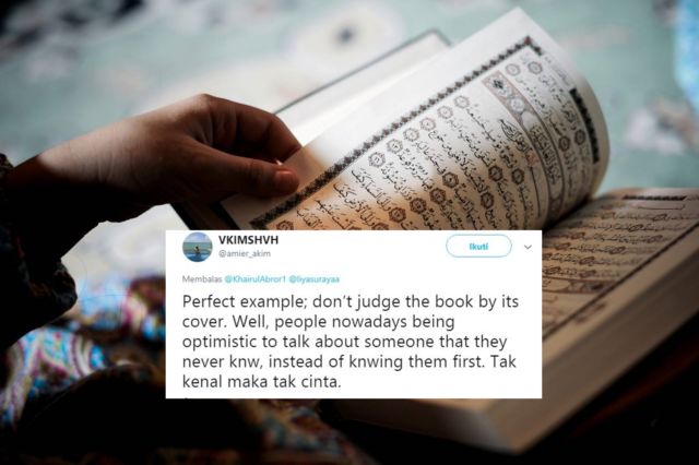 Potret Viral Tunawisma Baca Quran ini Gugah Jiwa Warganet. Makanya Jangan Nilai Orang dari Luarnya