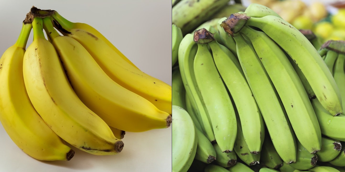 Bukan Soal Mentah atau Matang, ini 6 Beda Kandungan dalam Pisang Hijau dan Pisang Kuning