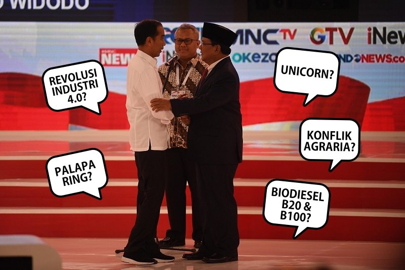 Mengenal 5 Istilah ‘Asing’ yang Muncul Saat Debat Pilpres Kedua, Mulai Unicorn Sampai Palapa Ring