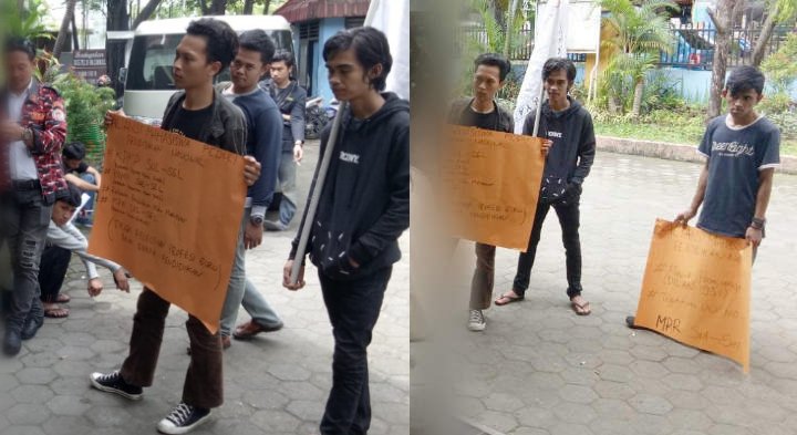 Film Dilan 1991 Timbulkan Polemik. Sekelompok Mahasiswa di Makassar Demo Tolak Dilan Tayang