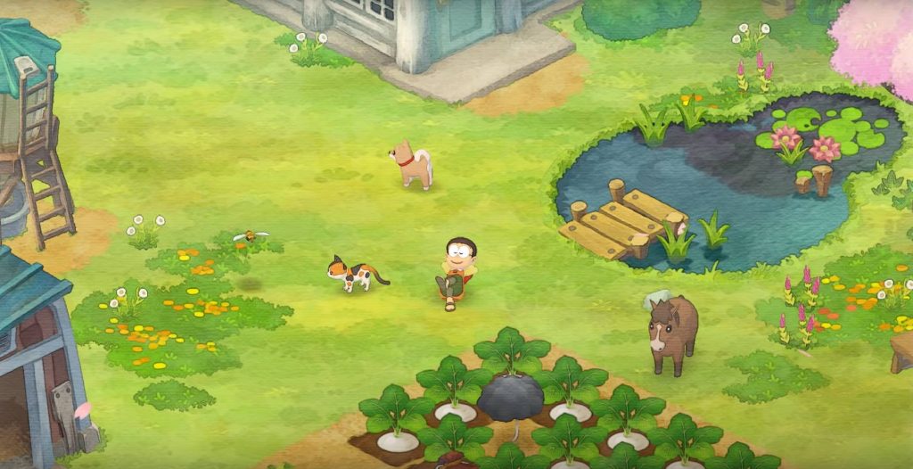 Begini Jadinya Kalau Karakter Doraemon Ada di Game Harvest Moon. Asyik nih buat Nostalgia~