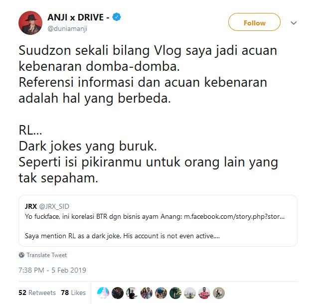 Buat Video Klarifikasi Soal RUU Permusikan sama Anang, Kini Anji-Jerinx SID Malah Bersitegang. Duh!