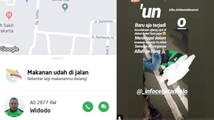 Kisah Mengharukan, Driver Ojek Online Ditabrak dan Meninggal Saat Tengah Antar Pesanan