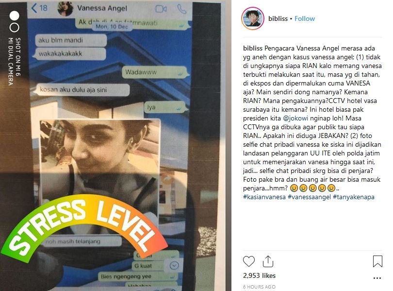 Vanessa Angel Mendekam di Bui, Kekasihnya Masih Perjuangankan Ketidakadilan Atas Nasib Jadi Tersangka