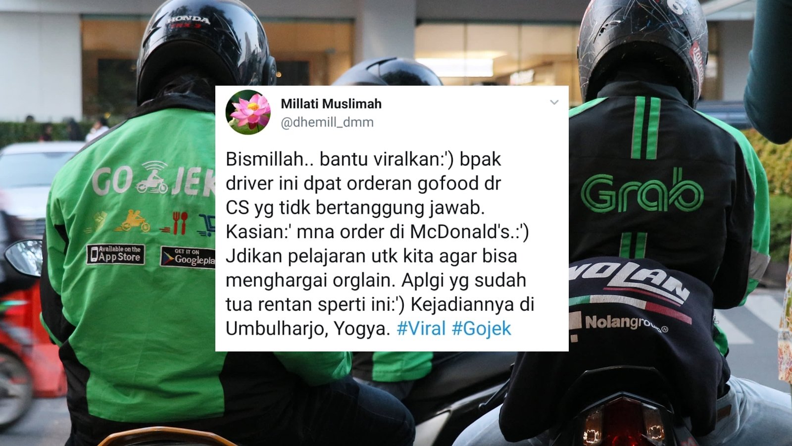 Sudah Terlanjur Beli, Sopir Ojol Sambat Karena Pemesan Batalkan Orderan. Kasihan lo Udah Bolak-Balik :(