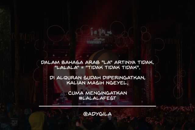 16 Uneg-Uneg Kocak Warganet atas Buruknya Event LaLaLa Fest. Kecewa & Marah, Tapi Masih Tetep Lawak