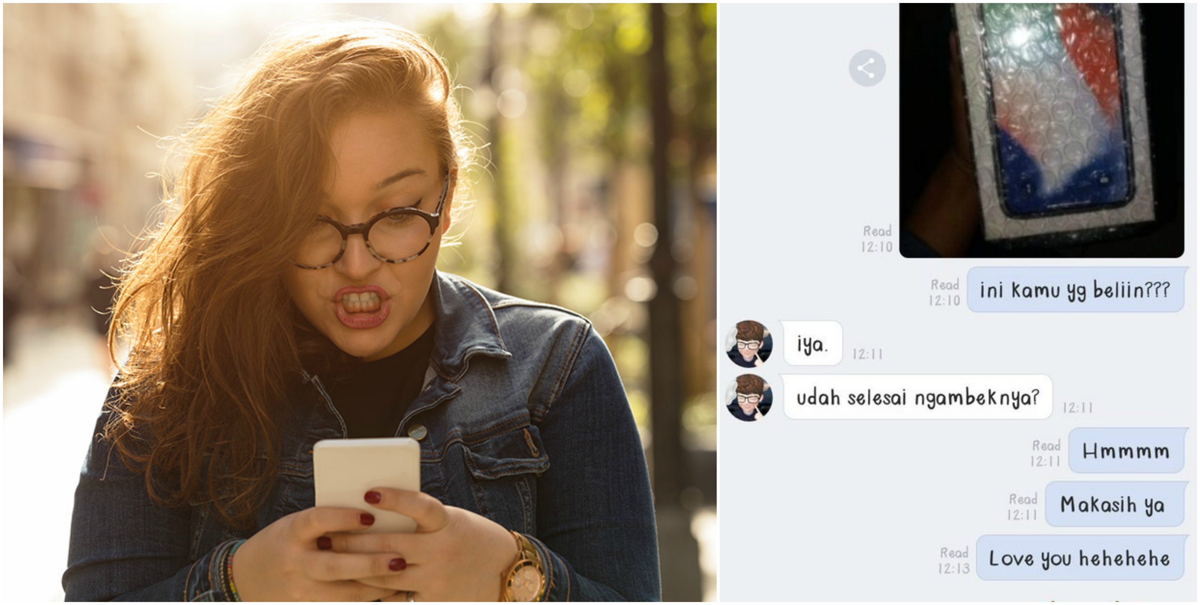 Cewek ini Berhenti Ngambek Setelah Dibeliin iPhone X. Chatnya dengan sang Pacar Bikin Warganet Gaduh