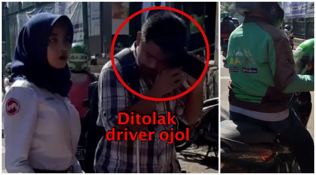 Driver Ojol Tolak Mentah-mentah Penumpang Tuna Netra, Untung Ada Satu yang Berbaik Hati Mau Antar