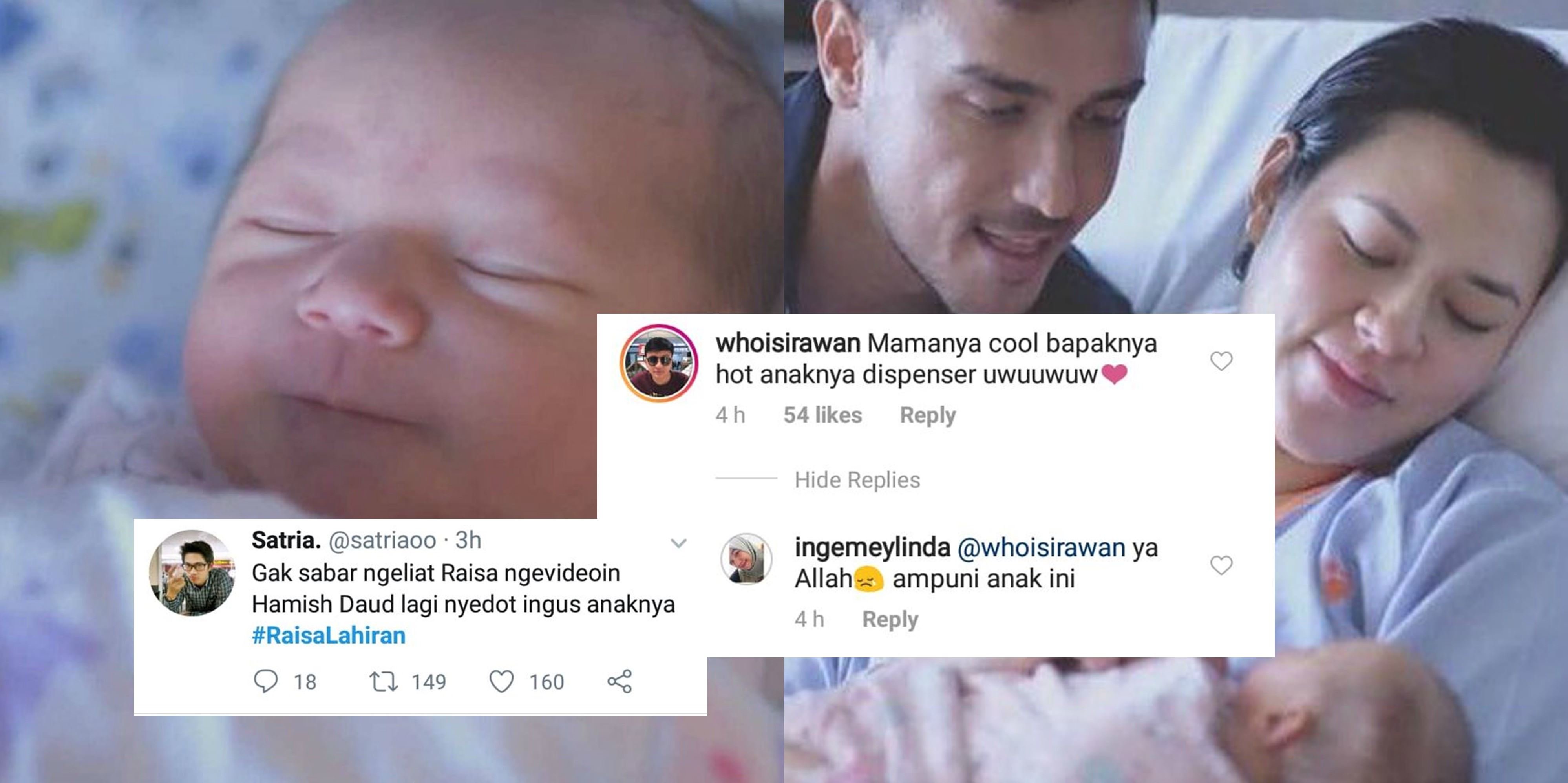 13 Komentar Paling Receh Warganet Saat Tanggapi Kelahiran Anak Pertama Raisa. Maklum, Kaum Selow~