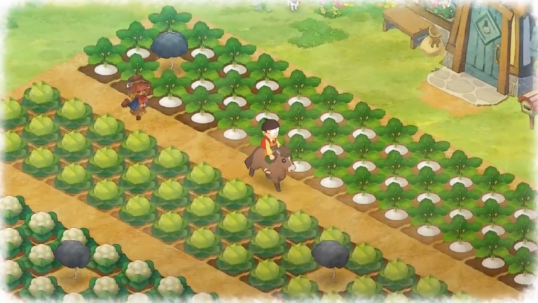 Begini Jadinya Kalau Karakter Doraemon Ada di Game Harvest Moon. Asyik nih buat Nostalgia~