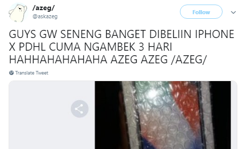 Cewek ini Berhenti Ngambek Setelah Dibeliin iPhone X. Chatnya dengan sang Pacar Bikin Warganet Gaduh