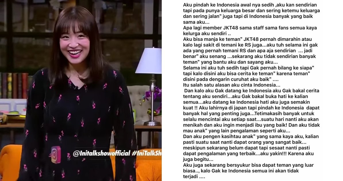 Curhatan Haruka Tentang Kehidupannya yang Miris; 'Aku Sampai Lupa Wajah Ibuku...'