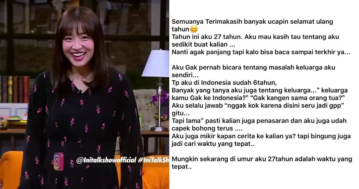 Curhatan Haruka Tentang Kehidupannya yang Miris; 'Aku Sampai Lupa Wajah Ibuku...'